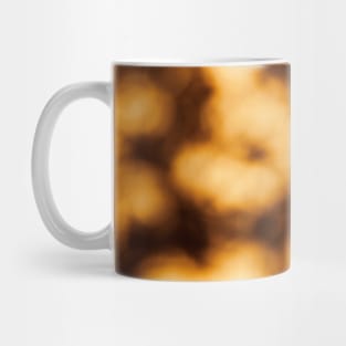 Golden Sunshine Bokeh Spheres Mug